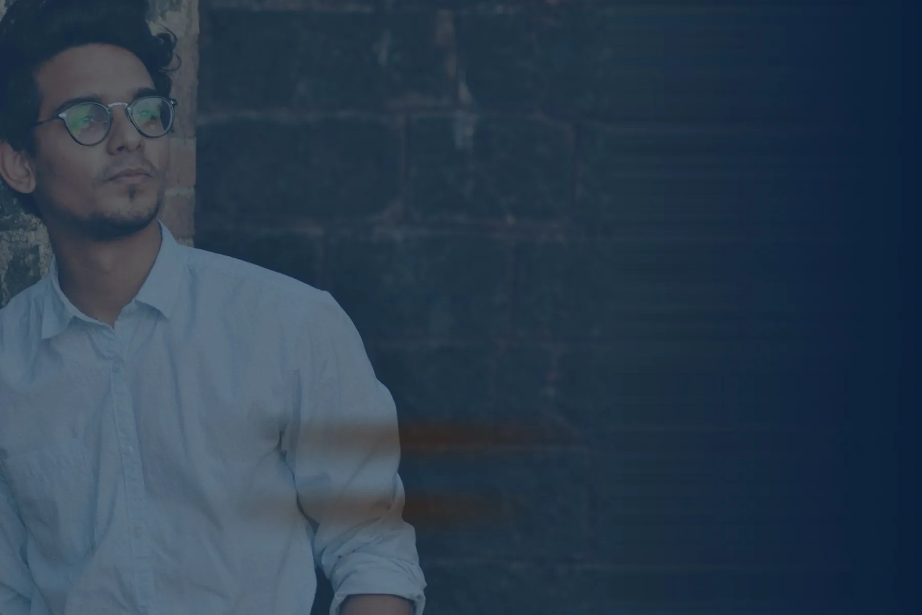 Thoughtful man in a high-risk ministry context